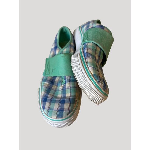 Women's Plaid Puma Slip on Sneakers Shoes, Size 6 Eur 36 Sku 2542 - Picture 4 of 10